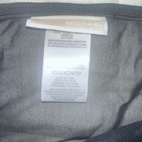 Michael Kors Sheer High Slit w/ Zipper Swim Cover Up - Picture 6 of 8